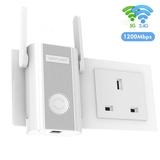 WiFi Extender WiFi Range Extender wifi repeater last minute Christmas gift wifi range extender High Speed WiFi Signal Booster 1200Mbps 2.4 + 5Ghz Dual Band Wi-Fi Amplifier Repeater with WPS