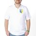 CafePress - I Stand With Ukraine Flag Support Ukrai Golf Shirt - Golf Shirt Pique Knit Golf Polo