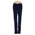 Rag & Bone/JEAN Jeans - Low Rise Skinny Leg Denim: Blue Bottoms - Women's Size 26 - Dark Wash