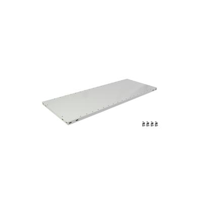Zusatz-Fachboden für PROREGAL Fachbodenregal MULTIplus150 Stecksystem | BxT 100x80cm | Inkl. 4 Fachbodenträgern | Fachlast 150kg | Lichtgrau Image