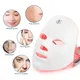 Masque facial anti-âge à photons LED thérapie à la lumière rouge masque de beauté pour le visage