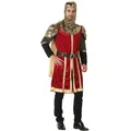 Costume de cosplay du roi de la Renaissance pour hommes tenues de chevalier médiéval robe de