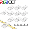 Réinitialisation avec vis pour bande lumineuse LED PCB support de faisceau de fils connecteurs de