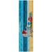 Wonderland WN9 Blue Seasonal Rug 2 3 X 7 6