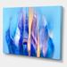 DESIGN ART Designart Twisted Wavy Shapes Geometrical Digital Art Modern Canvas Wall Art Print 20 In. wide X 12 In. high