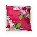 BRIGHT FLORAL RUBY Accent Pillow By Kavka Designs