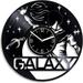 Galaxy Vinyl Record Wall Clock Stars and Planets Decoration 12 inch Wall Clock Space Art Gift for Her Universe Wall Art Galaxy Clock Space Wall Clock Modern Stars Gift Universe Vinyl Clock