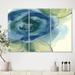 DESIGN ART Designart Blue Floral Poppies IV Cottage Canvas Artwork Print 36 in. wide x 28 in. high - 3 panels