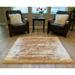 Spectrum Rugs Legacy Home Faux Sheepskin Square Shag Area Rug Paco 3 x 3 Square 4 Square Entryway Living Room Bedroom