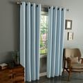 Aurora Home Fire Retardant 84-inch Blackout Curtain Pair Panel Skyblue 52 W x 84 L 84 Inches