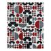 Disney Bravo MM Spheres Modern Geometric Red Area Rug 5x7