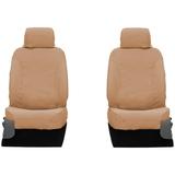 Covercraft Polycotton SeatSaver Custom Seat Covers for 2016-2023 Toyota Tacoma | SS2509PCTN | 1st Row Bucket Seats | Tan