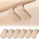 6 Pcs Sunglass Holder for Car Visor Magnetic Visor Sunglass Holder Eyeglass Hanger Clip PU Leather Sunglass Visor Clip Car Visor Accessories Eyeglasses Mount Ticket Card Clip for Men (Beige)