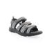 Women's Travelactiv Adventure Sandal by Propet in Light Grey (Size 11 XXW)