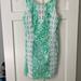 Lilly Pulitzer Dresses | Lily Pulitzer Size 4 Dress. Excellent Used Condition. Only Worn A Few Times. | Color: Green/White | Size: 4