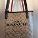 Coach Bags | Coach Monogram Tote With Stagecoach | Color: Tan | Size: Os