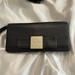 Kate Spade Bags | Black And Gold Kate Spade Wallet Designer Wristlet Large Wallet | Color: Black/Gold | Size: Os