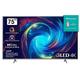 Hisense 75E7KQ PRO 189cm (75 Zoll) Fernseher, 4K UHD, QLED, Smart TV, HDR, Dolby Vision IQ, 144Hz (VRR), HDMI 2.1, Game Mode PRO, Triple Tuner, Alexa Built-In, Dolby Atmos, Dunkelgrau [2023]