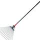 garden rake Metal Garden Leaf Steel Wire Rake 59 Inch Shrub Courtyard Broom With Adjustable 25.1 Inch Width Folding Head For Quick Clean Up Of Lawn And Yard