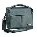 CULLMANN - 90405 - Malaga Maxima 200 Camera bag with large pocket opening, grey - Inside dimensions: 230x180x130mm - Suitable for: one medium DSLR kit - Material: 450D Rip-Stop Polyester