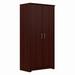 Bush Furniture Cabot Tall Kitchen Pantry Cabinet with Doors in Harvest Cherry - Bush Furniture WC31499-Z