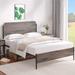 17 Stories Yadel Platform Bed Wood in Gray | 43.3 H x 61.7 W x 83.6 D in | Wayfair E837C9BE088B46E6BB3B708D87DE2DF6