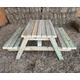 Outdoor Garden heavy duty picnic table pub bench (treated)