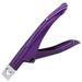 USA Professional Stainless Steel Acrylic Nail Tips Clipper Cutter - False Nails/Fake Nails/Artificial Nails Trimmers for Nail Manicure Pedicure Clip Tool for Home Nail Art DIY (Metallic Purple)