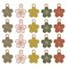 50pcs Flower Charms Earring Charms Jewelry Making Charms Metal Nail Charms