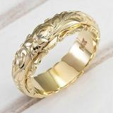 KIHOUT Clearance 14k Yellow Gold Plated Suspended Carved Rose Flower Ring End Ring For Women Tail Ring Valentine s Day Gift