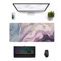 Large Mouse Pad for Computer Desk Gaming Extended Mouse Pad Long Mat with Low Friction Smooth Surface&Non-Slip Backing Desktop Mouse Keyboard Professional E-Sports Colored Marbleï¼Œ27.56*11.81 inch