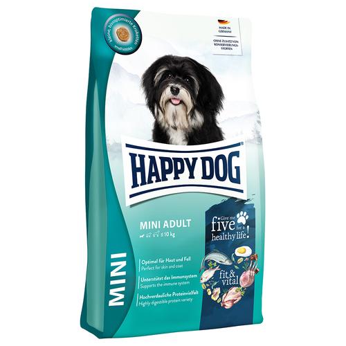 4kg fit & vital Mini Adult Happy Dog Hundefutter trocken