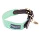 Nomad Tales Bloom Dog Collar - Mint - Size L: 46-52cm Neck Circumference, 38mm Width
