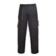 Portwest Portwest Texo Contrast Trouser - Lined, Size: XXL, Colour: Black, TX16BKRXXL