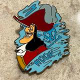 Disney Accessories | Disney Captain Hook 2023 Pin - Pirate Villain From Peter Pan | Color: Blue/Red | Size: Os