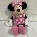 Disney Toys | Genuine Original Disney Store Minnie Mouse 14 In Plush Pink White Polka Dots | Color: Pink/White | Size: 14 In