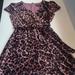 J. Crew Dresses | Nwot J Crew Mauve Leopard Print Faux Wrap Dress | Color: Black/Purple | Size: 0