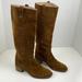 Anthropologie Shoes | Anthropologie Miss Albright Tall Tan Suede Boots Size 6.5 | Color: Tan | Size: 6.5