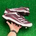 Adidas Shoes | Adidas Icon 6 Bounce Mens Metal Baseball Cleats Maroon White Fv9351 New Sz 12.5 | Color: Purple/White | Size: 12.5