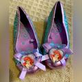 Disney Shoes | Disney Little Mermaid Ariel Sparkle Shoes | Color: Blue/Purple | Size: 9g