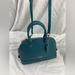 Coach Bags | Genuine Coach Crossgrain Glitter Mini Sierra Dark Teal Crossbody Bag Purse | Color: Blue/Silver | Size: Mini