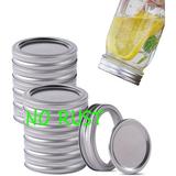 BGKD Canning Lids & Rings For Ball Or Kerr Mason Jars Set Of 12 Stainless Steel in Gray | 34.65 W in | Wayfair W12