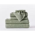 Coyuchi Air Weight 6 Piece Towel Set Terry Cloth/100% Cotton in Gray/Green | 27 W in | Wayfair 1025063