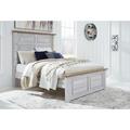 Signature Design by Ashley Haven Bay Queen Panel Bed in Brown | 65 H x 67 W x 82 D in | Wayfair B1512B4