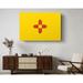 Latitude Run® New Mexico State Flag - Wrapped Canvas Graphic Art Canvas in Red/Yellow | 16 H x 24 W x 1 D in | Wayfair
