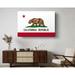 Red Barrel Studio® California State Flag - Wrapped Canvas Graphic Art Canvas in White | 24 H x 36 W x 1 D in | Wayfair