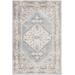 "Nourison Light Blue Astra Machine Washable Area Rug 3'3"" x 5' - Nourison 99446124661"