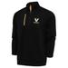 Men's Antigua Black Vanderbilt Commodores Tennis Generation Quarter-Zip Pullover Top