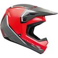 Fly Racing Kinetic Vision Youth Casco Motocross, grigio-argento, dimensione S