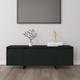 Design In - Meuble tv pour Salon - Armoire tv Noir 120x30x40,5 cm Aggloméré BV495902